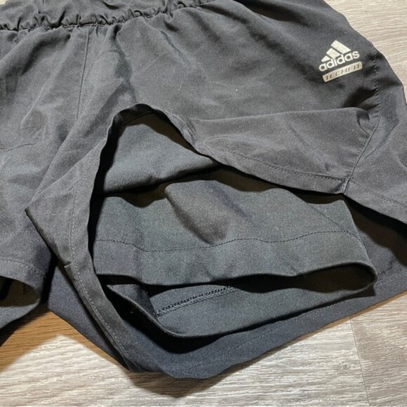 Adidas Black Athletic Shorts XS Double Layered - Picture 6 of 8